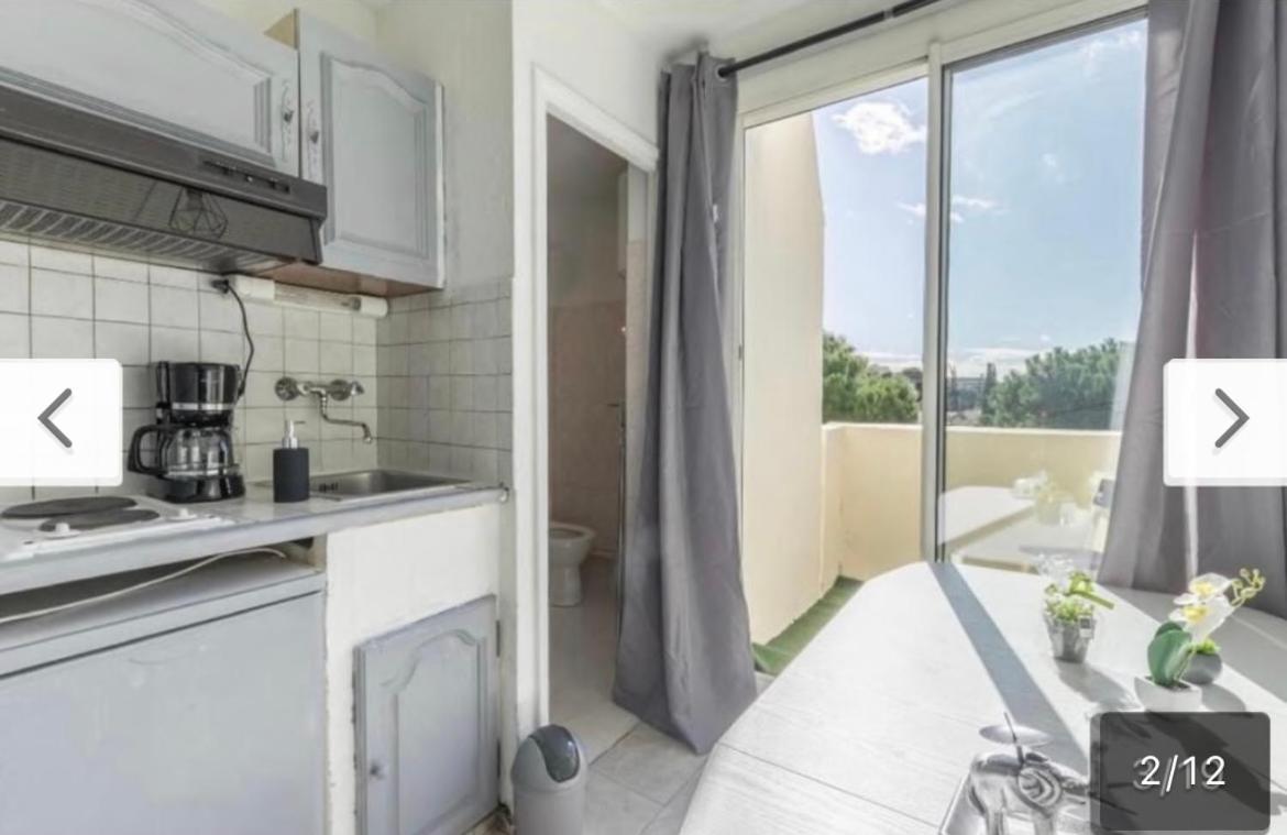 Studio ensoleillé sur Montpellier Exterior foto